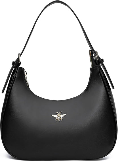 Small Crescent Shoulder Bags Purses for Women Retro Hobo Tote Bag Handbag